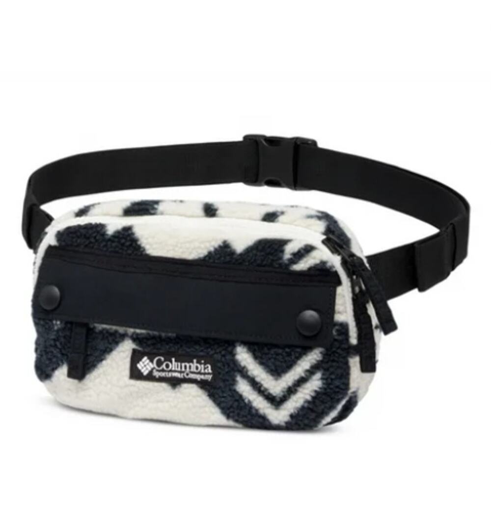 NEW Columbia Helvetia Sherpa Fleece Unisex Hip Pack Bum Bag Key Clip Zipper Snap